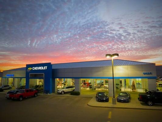 Sunset at Rudolph Chevrolet!