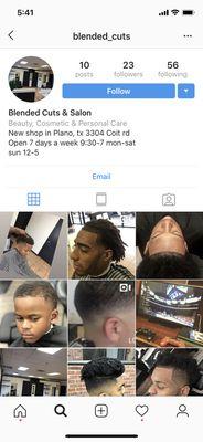 New shop! Keep up with us on Instagram @blended_cuts