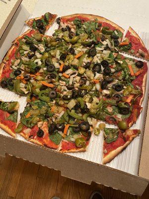 Veggie Pizza with no cheese