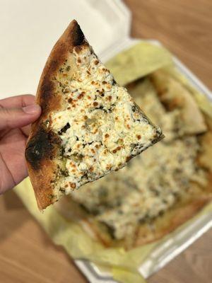 Zaatar and Cheese Flat Bread.