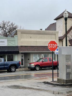 Street view before we opened