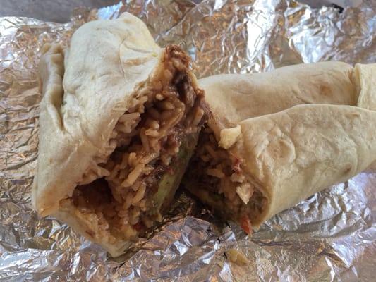 Braised Beef Burrito. Very large and filling!