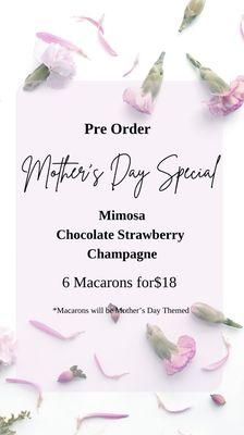 Mother's Day menu