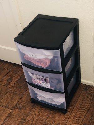 This is my Three Drawer Cart by Sterilite.