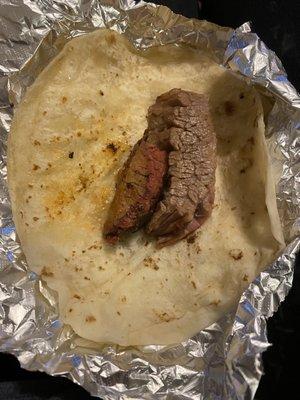 My "Brisket taco"