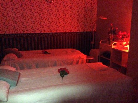 Couples Massage Room with Lighting