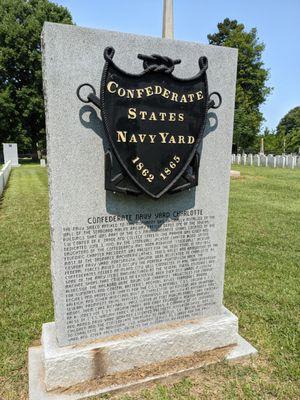 Confederate burial section, Elmwood Cemetery, Charlotte