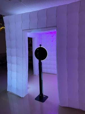 Inflatable LED booth