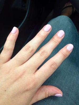 Shellac manicure $33