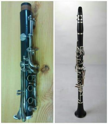 We can Re-Silver your dull keys. #Clarinet #BeforeAndAfter