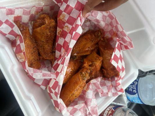 Lemon pepper buffalo & Cajun