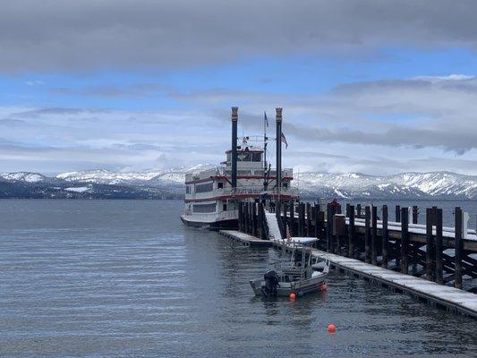 Paddleboat ride on Lake Tahoe