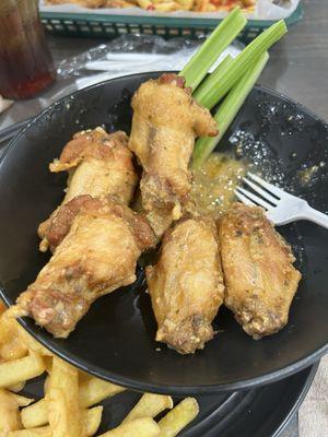 Garlic Parmesan wings