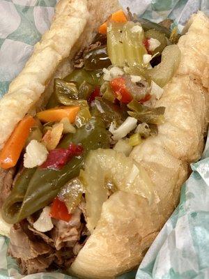 Italian Beef, Original Way w/ Mild Giardineria