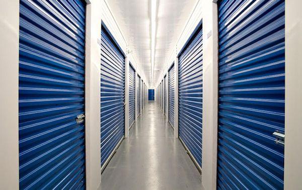 Indoor, clean, bright, and secure storage units.