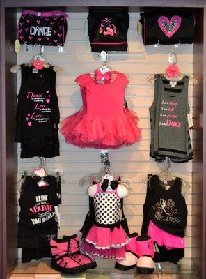 Adorable Dancwear Display for Little Girls