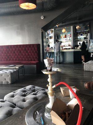 Inside lounge and bar