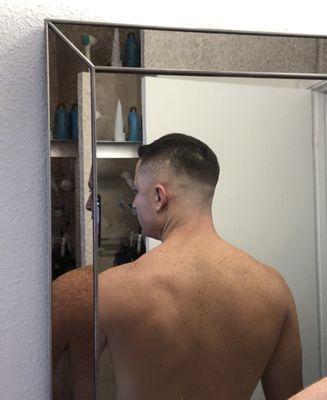 The low fade I got