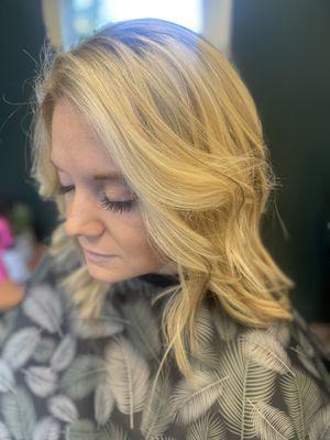 I am proficient in all blonding services balayage , free hand painting , natural lived blonde looks that are low maintenance