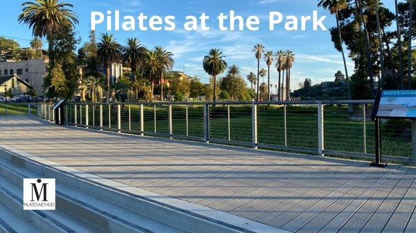 Mat Pilates at the park every Monday & Wednesday at 8am and 5pm