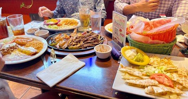 Fajitas Trio Combo, Shrimp Fajita