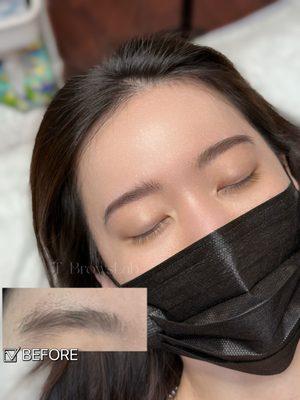 Machine Hair Stroke Brow