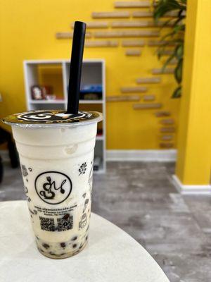 Lychee Smoothie w/Boba