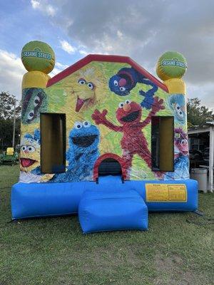 Sesame Street bounce house