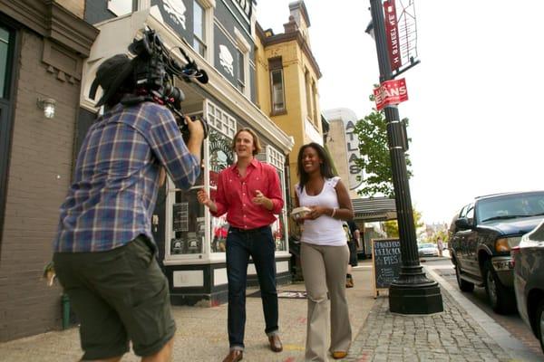 Neighborhood Video Shoot on H Street