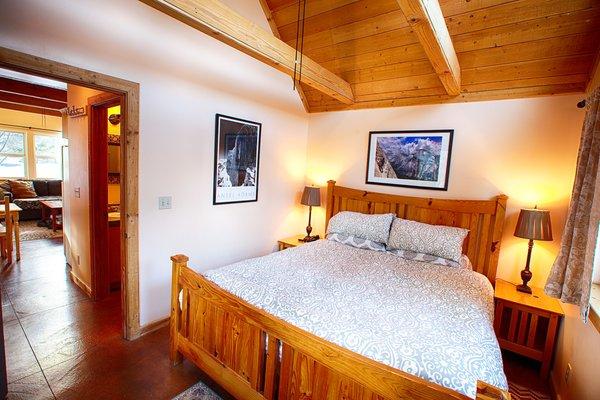 Bedroom in the Lupin Cabin