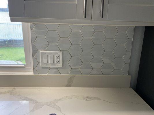 3D Backsplash!