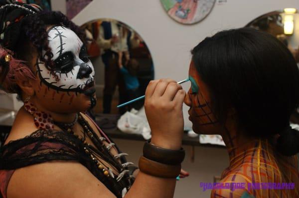 Haunted Halloween Art Show and Body Painting