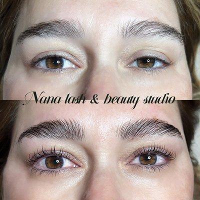 Keratin lash lift & Brow lamination