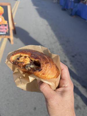 Hazelnut Stuffed croissant