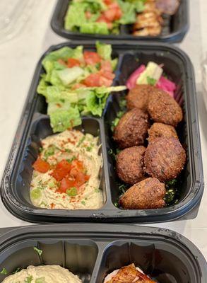 Falafel Plate - just get the chicken. Falafel were awful!!