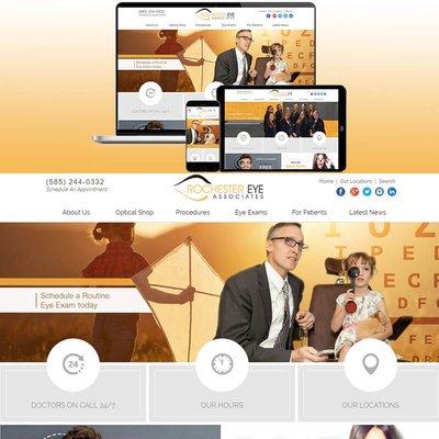 Eyewear / Eye Doctor Website Design