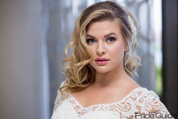 This lovely Brides makeup is done by Danielle Brucklacher with Beauty By Danielle