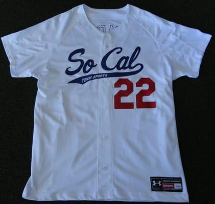 Dodger inspired So Cal Team Sports jersey on Under Armour.  Just for fun.