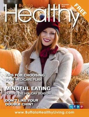 Hair and makeup for Healthy Living Magazine cover