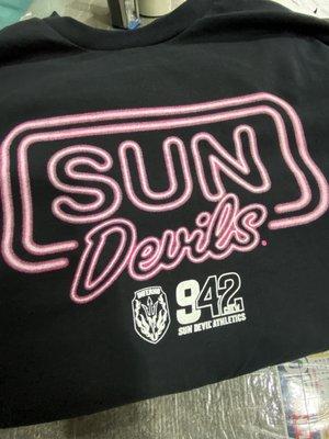 Sun Devils Neon Print T-shirt