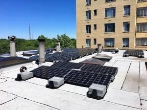 Solar Panels, one of our two DC locations that have "gone green!"