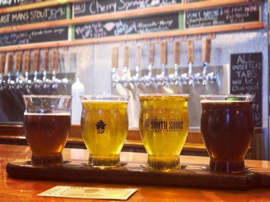 Beer, beer flights,