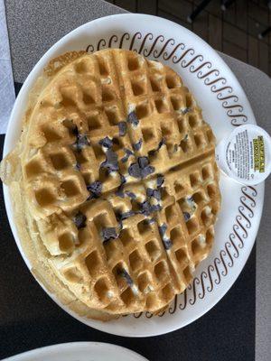 Blueberry waffle