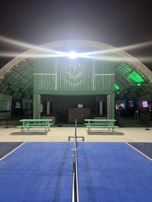 Court and DJ area