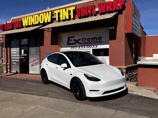 Full Ceramic Window Film on this entire Tesla.