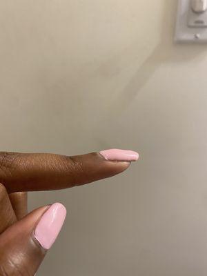 Bumpy nail - Gel manicure