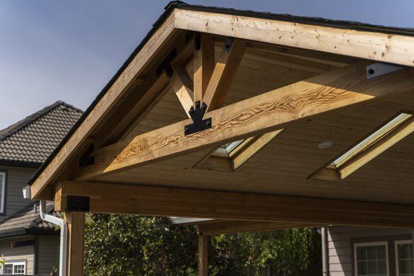 Wood Framed Gable Cover