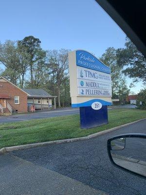 Signage from road