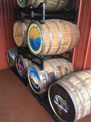 Painted barrels