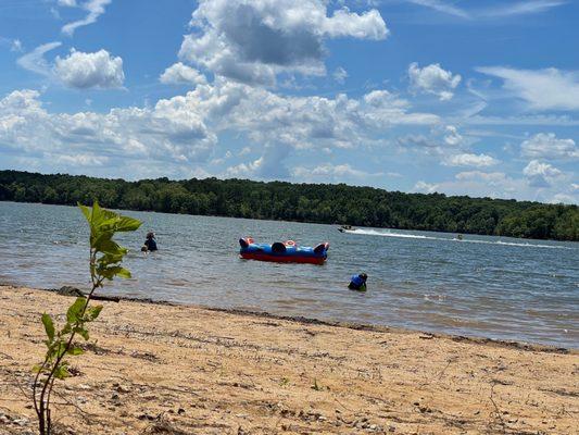 Beautiful day at Kerr Lake.